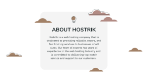 web hosting with hostrik
